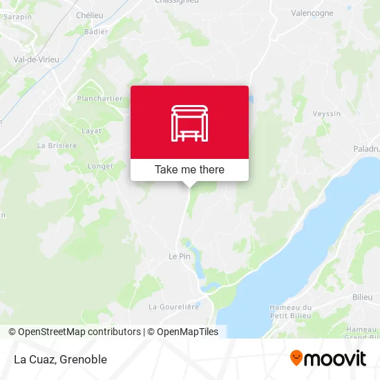 La Cuaz map