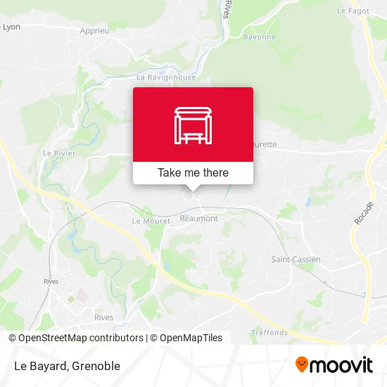 Le Bayard map