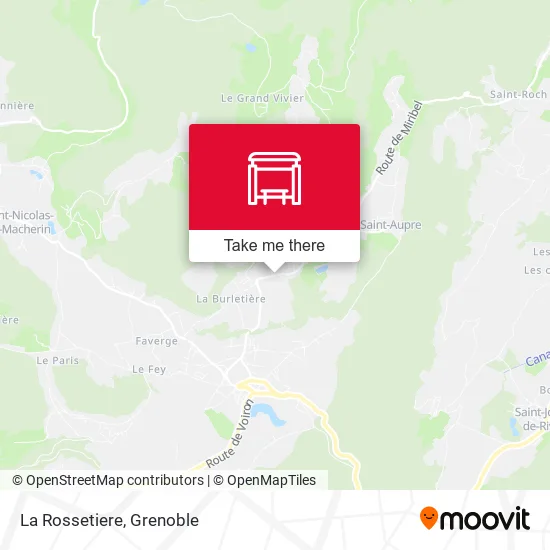 La Rossetiere map