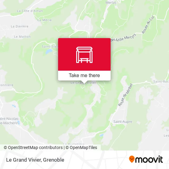 Le Grand Vivier map