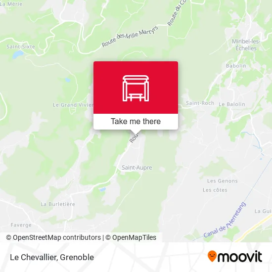 Le Chevallier map