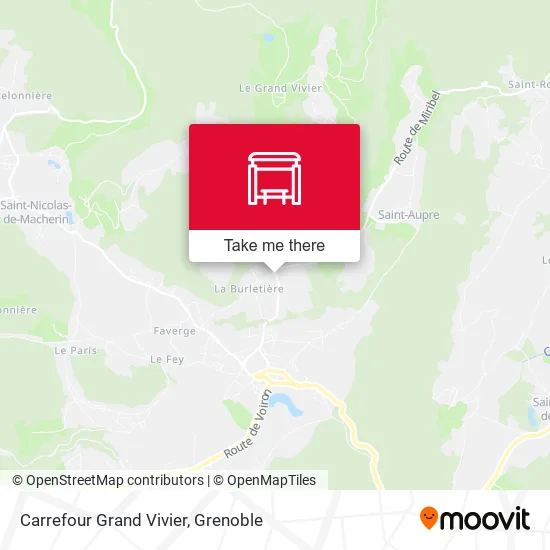 Carrefour Grand Vivier map