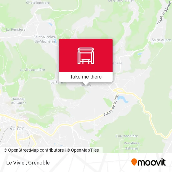 Le Vivier map