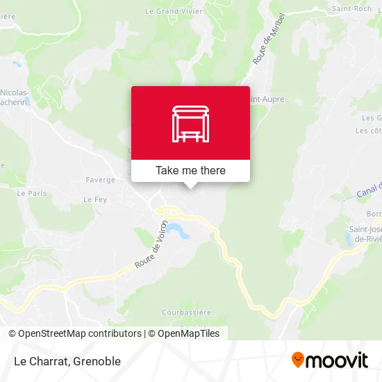 Le Charrat map