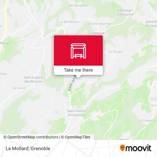 Le Mollard map