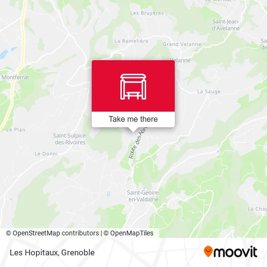 Les Hopitaux map