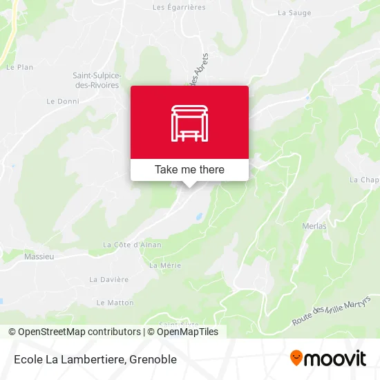 Ecole La Lambertiere map