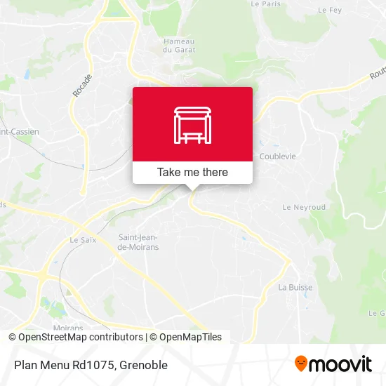 Plan Menu Rd1075 map
