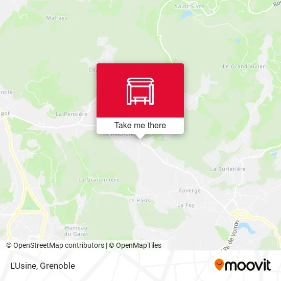 L'Usine map