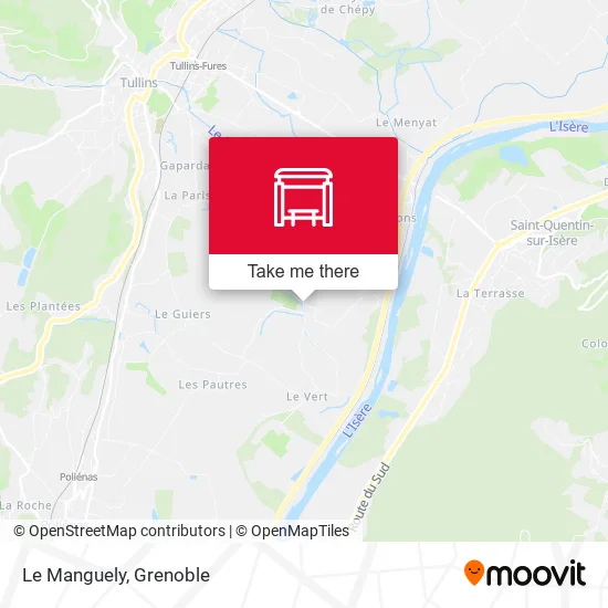 Le Manguely map
