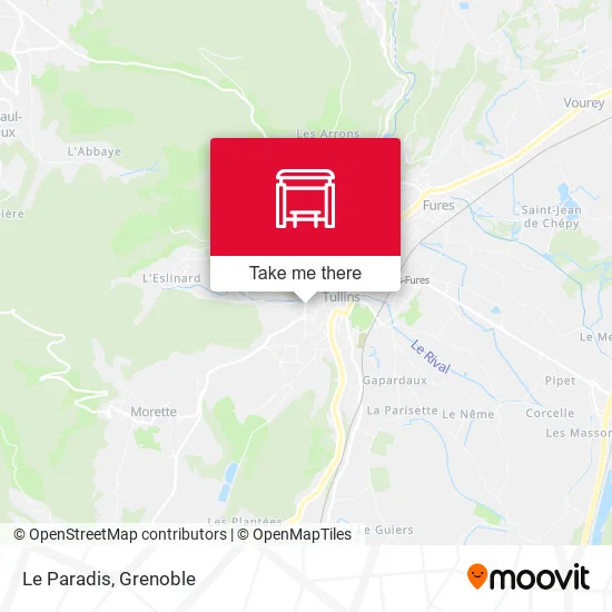 Le Paradis map