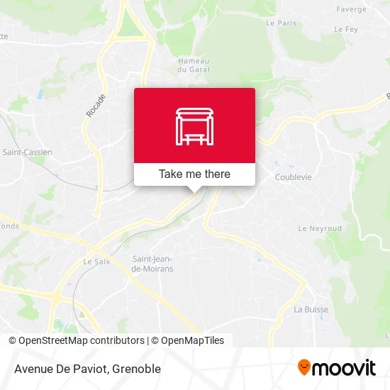 Avenue De Paviot map