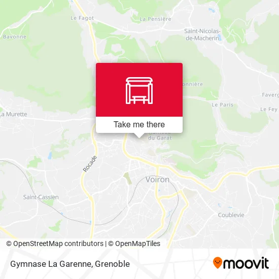 Gymnase La Garenne map