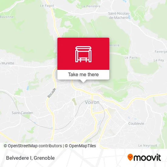 Belvedere I map