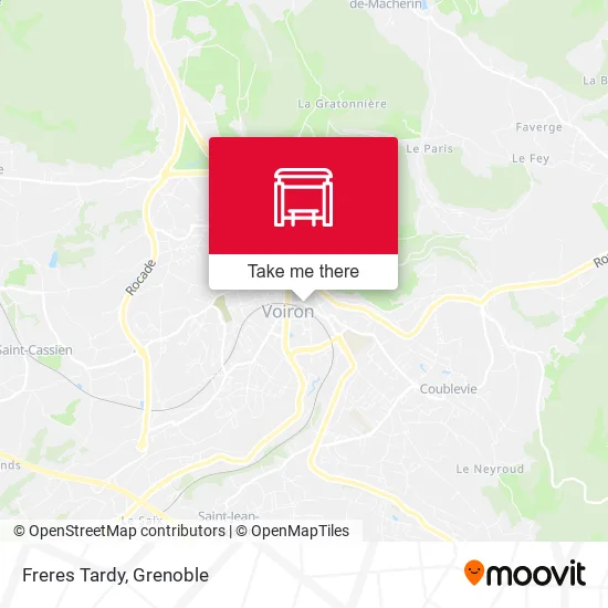 Freres Tardy map