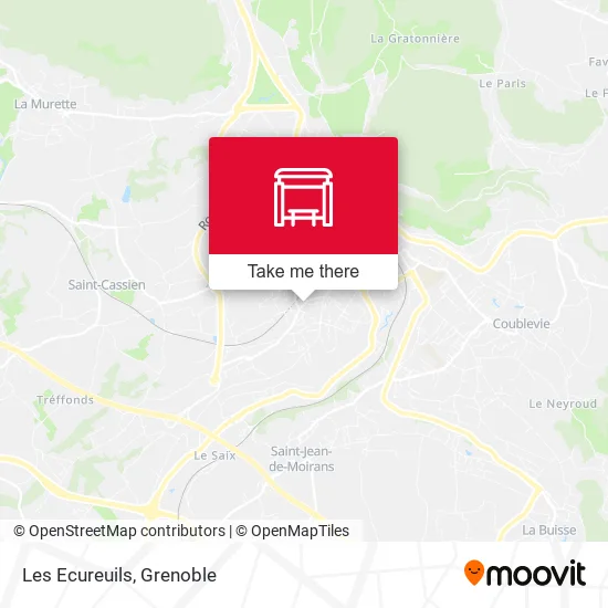 Les Ecureuils map
