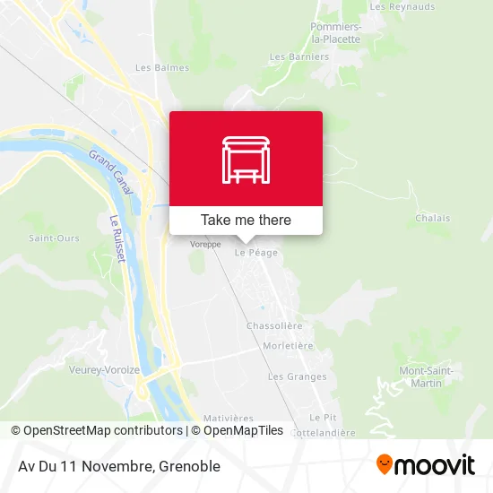 Av Du 11 Novembre map