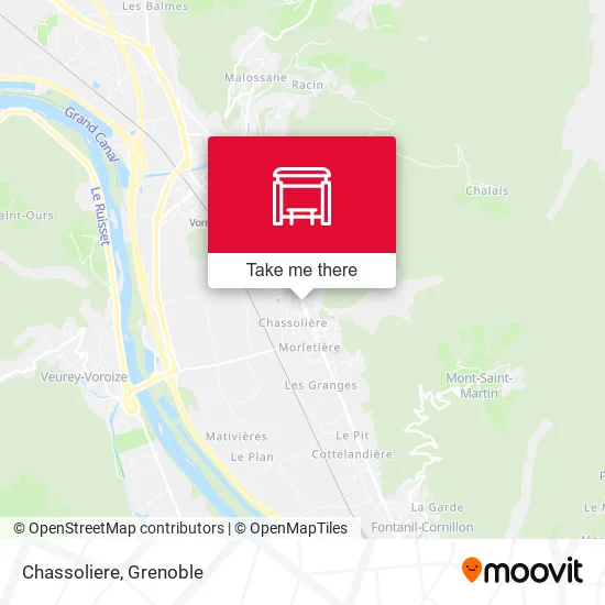 Chassoliere map