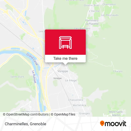 Charminelles map
