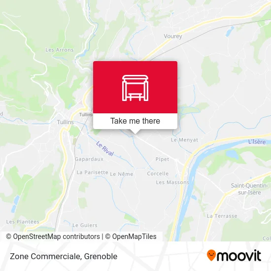 Zone Commerciale map