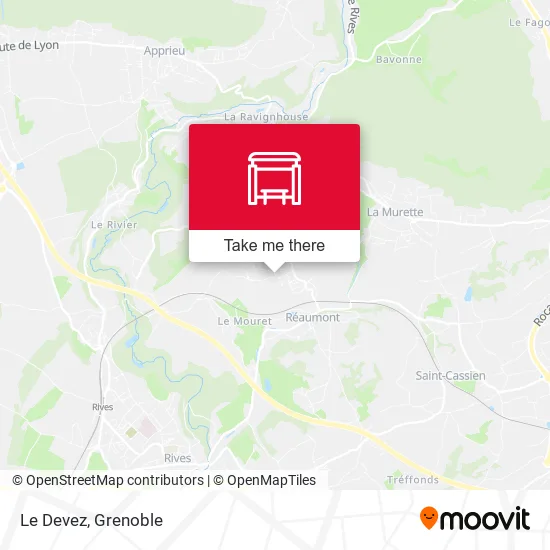 Le Devez map