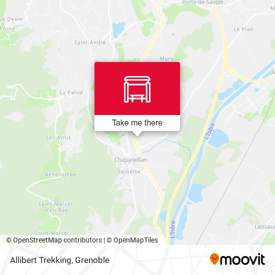 Allibert Trekking map