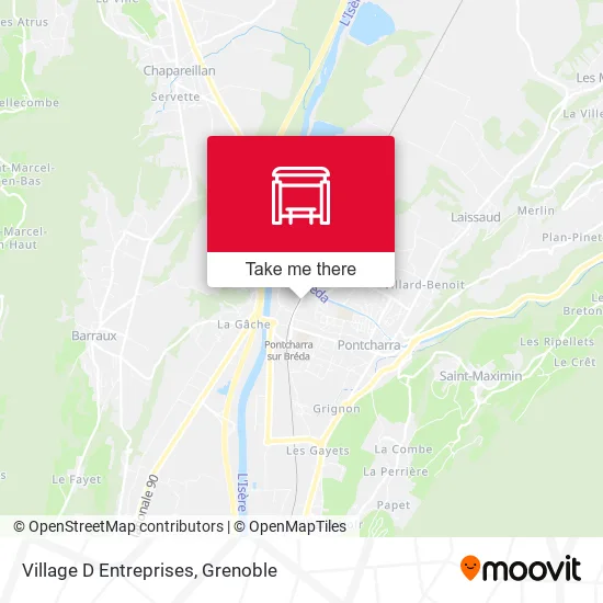 Village D Entreprises map