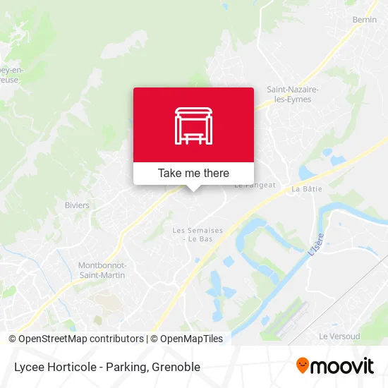 Lycee Horticole - Parking map
