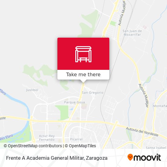 Frente A Academia General Militar map