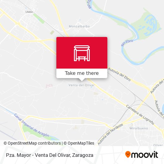 Pza. Mayor - Venta Del Olivar map