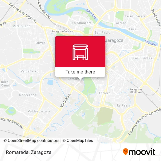Romareda map