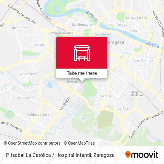 P. Isabel La Católica / Hospital Infantil map