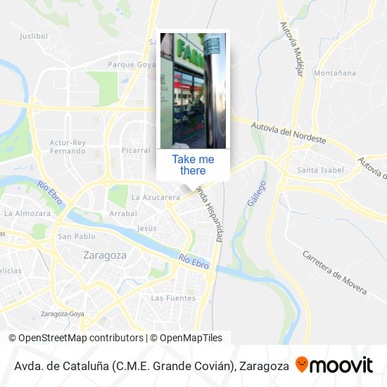Avda. de Cataluña (C.M.E. Grande Covián) map
