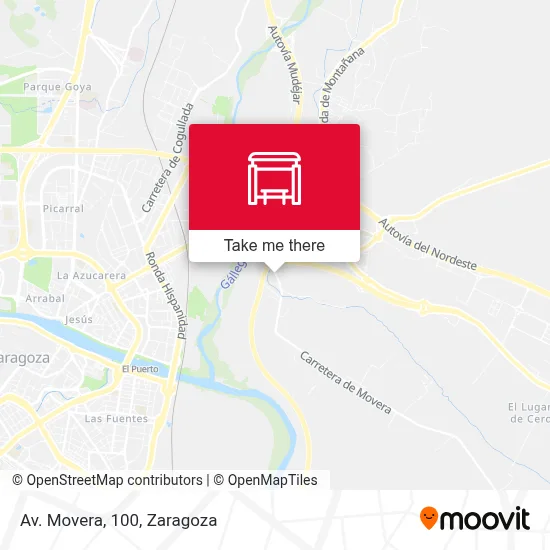 Av. Movera, 100 map