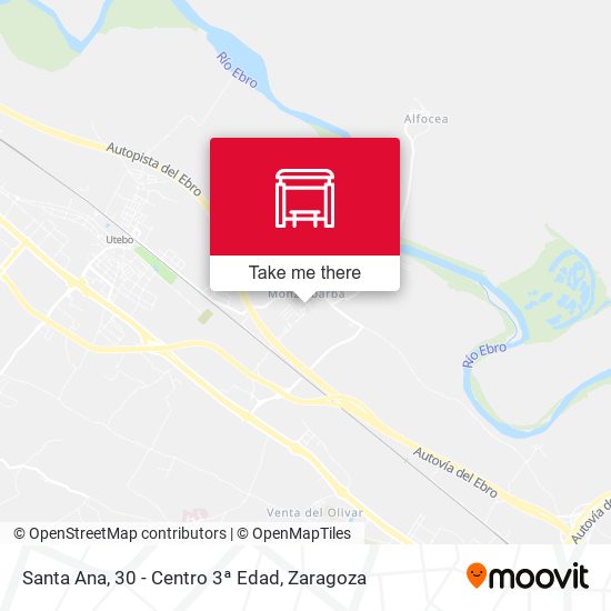 Santa Ana, 30 - Centro 3ª Edad map