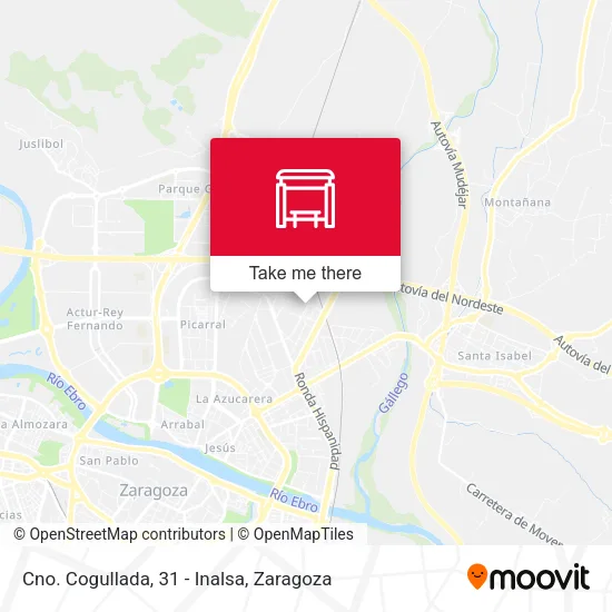 mapa Cno. Cogullada, 31 - Inalsa