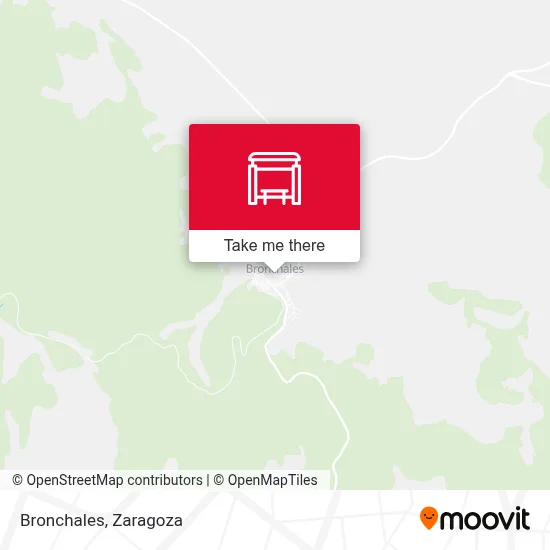 Bronchales map
