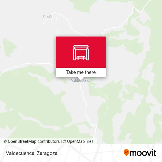 Valdecuenca map