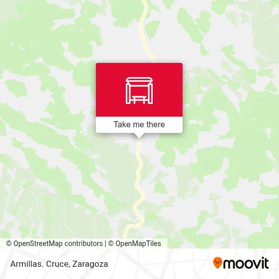 Armillas. Cruce map