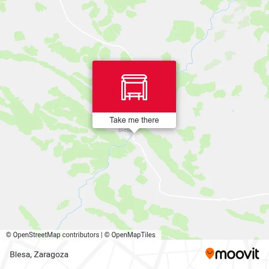 Blesa map