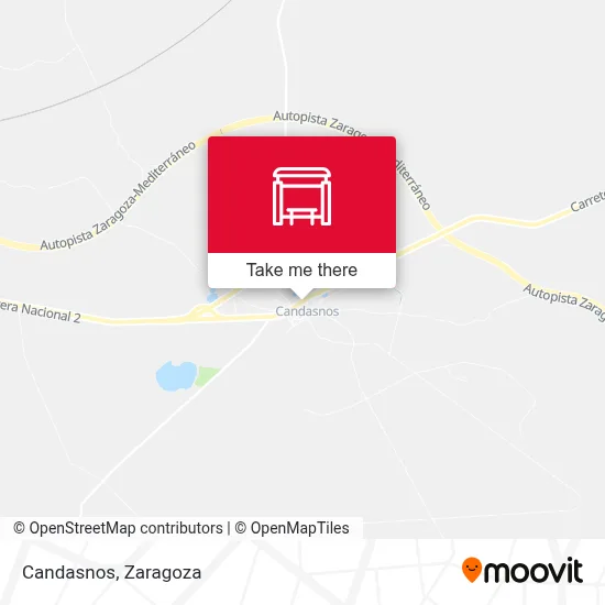 Candasnos map