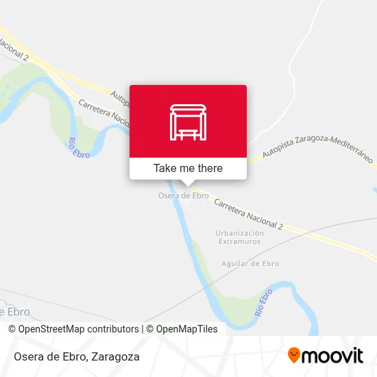 Osera de Ebro map