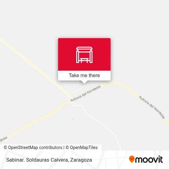 Sabinar. Soldauras Calvera map