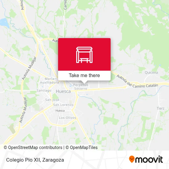 Colegio Pio XII map