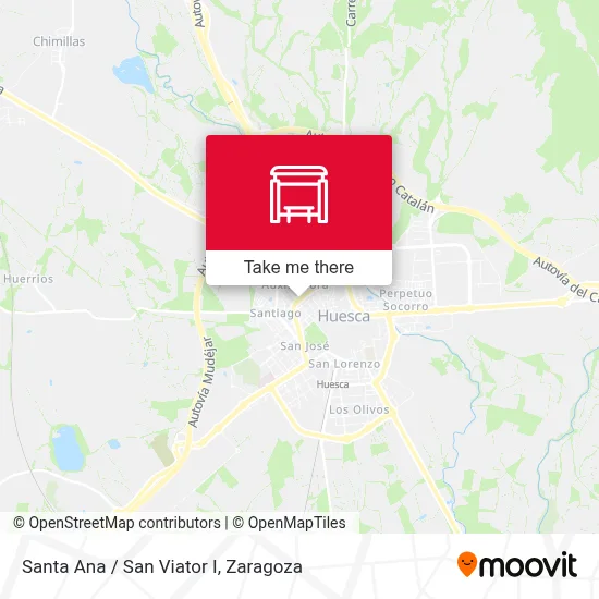 Santa Ana / San Viator I map