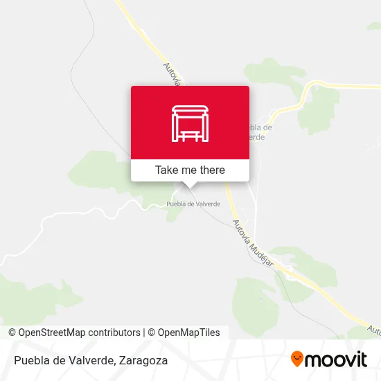 Puebla de Valverde map