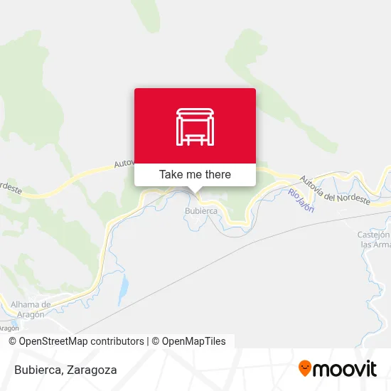 Bubierca map