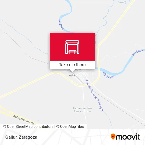 Gallur map