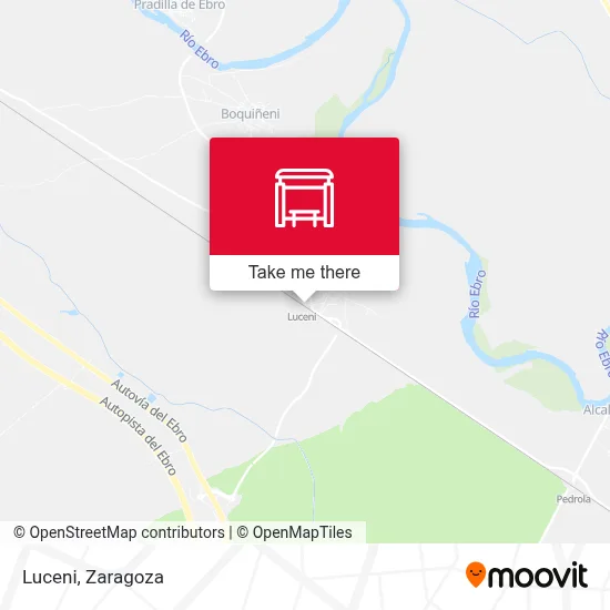 Luceni map