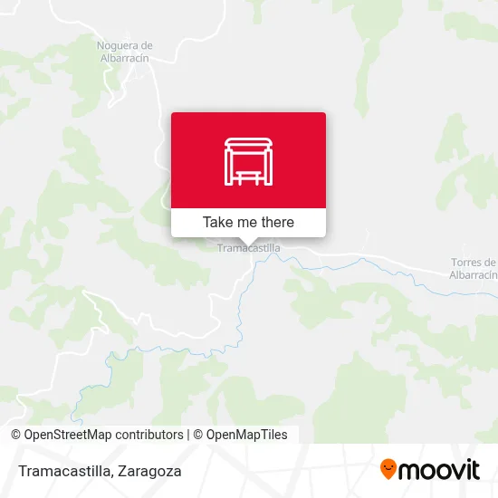 Tramacastilla map